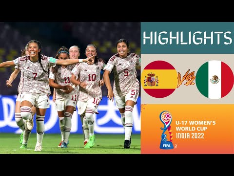 🇪🇸 Spain vs Mexico 🇲🇽 Women's World Cup U17 Championship Highlights | Group C
