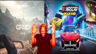 2 RANDOM GAMES( #GRIP AND #NASCAR #ARCADE #RUSH )