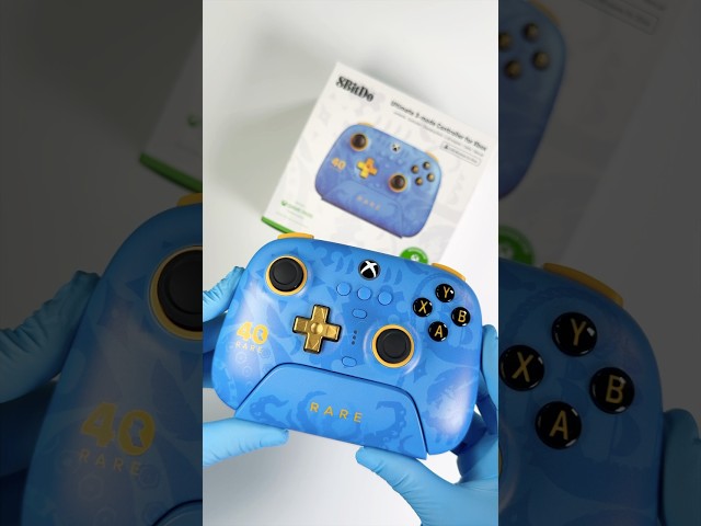 Vídeo relacionado con 8BitDo Ultimate 3-mode Wireless Controller for Xbox, Hall Effect Joysticks, Pro Back Buttons, Compatibility with Xbox Series X|S & Xbox One, Apple, Windows PC & Android - Rare 40th Anniversary Edition