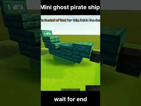 Mini Ghost Ship Hack Goes Viral! #Minecraft
