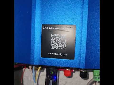Soyosource 1200w wifi grid tie inverter with limiter nachtseinspeisung nulleinspeisung #nightfeed