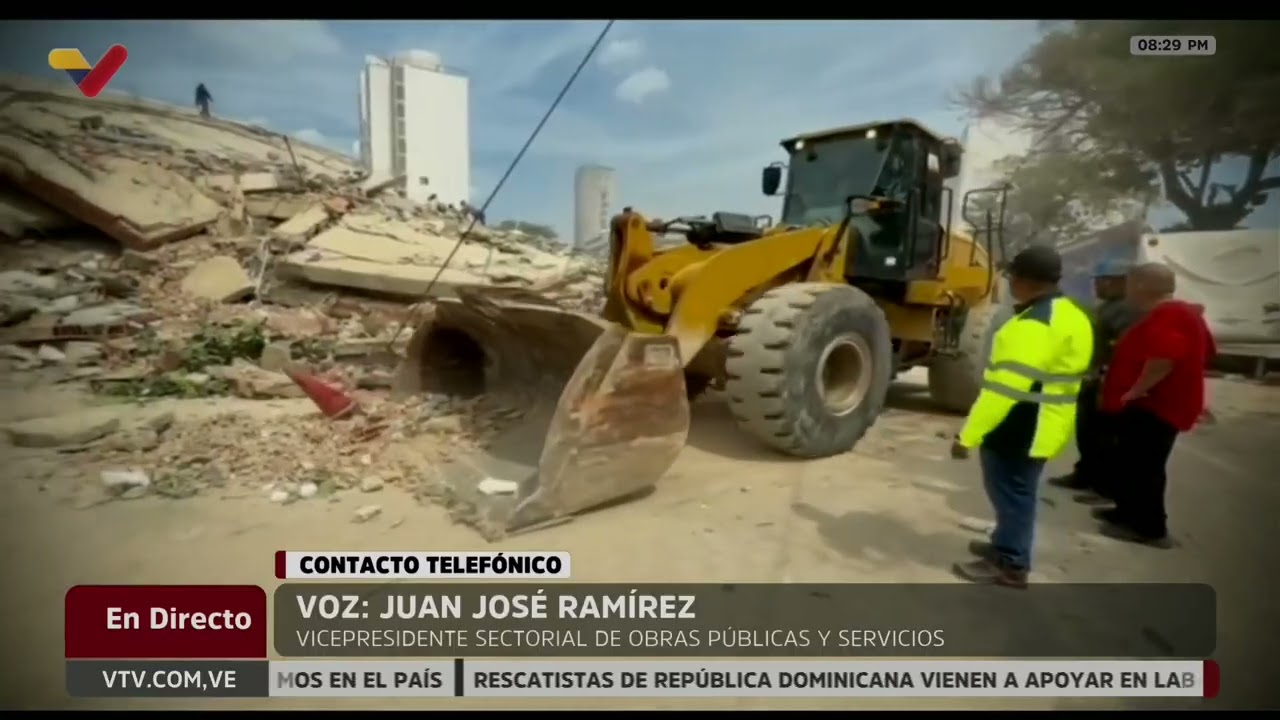Juan José Ramírez, vicepresidente sectorial de obras públicas, 25 de junio de 2026 en la noche