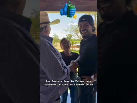 Ana Castela leva Zé Felipe para conhecer os avós em fazenda de MS