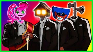 Download lagu Siren Head and Huggy Wuggy & and Mommy Long Legs and House Head - Coffin Dance Meme (COVER) mp3