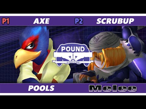 Pound 2021 - Axe (Falco) Vs. ScrubUp (Sheik) SSBM Melee Tournament