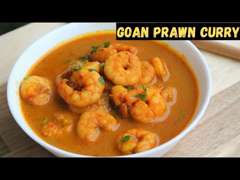Goan Prawn Curry || Coconut Prawn Curry || Shrimp Gravy Indian Style Recipe|| Prawns Recipes