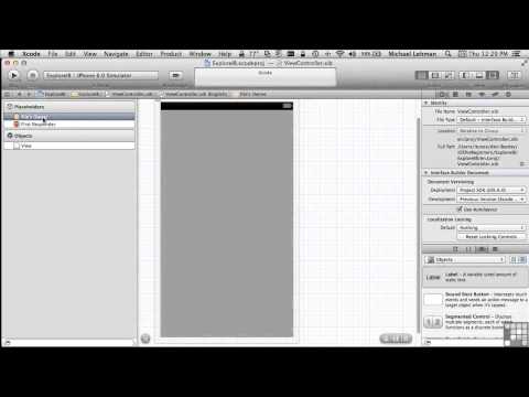 Learning To Build Apps For iPhone And iPad | Interface Builder - Part 1
