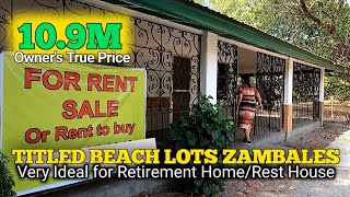 Titled Beach Lot Properties Ideal For Retirement Home For Sale | Botolan, Zambales