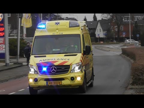 [Primeur] Ambulance 07-118 met spoed naar het Radboud UMC in Nijmegen