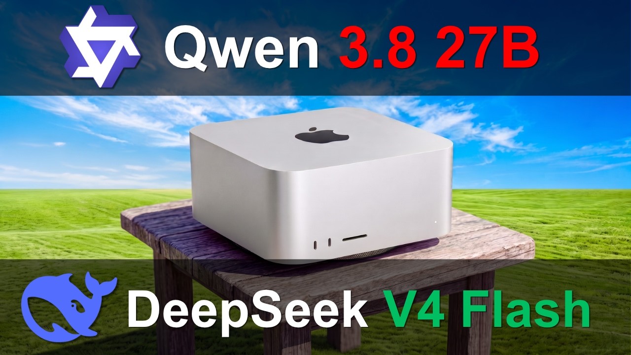 Qwen 3.8 27B vs DeepSeek V4 Flash ā I Built the Same Apps With Both Locally