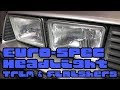 Face Lift!! How to install Euro-Spec Headlight Side Trim from DeLorean Go -- Tutorial and Review
