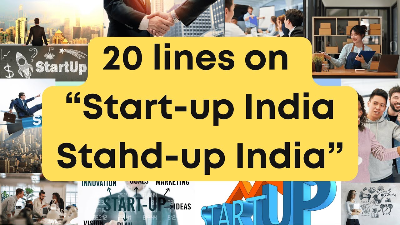 Start-up India, Stand-up India | 20 Lines for Students | Speech & Essay | Schemes | Short essays