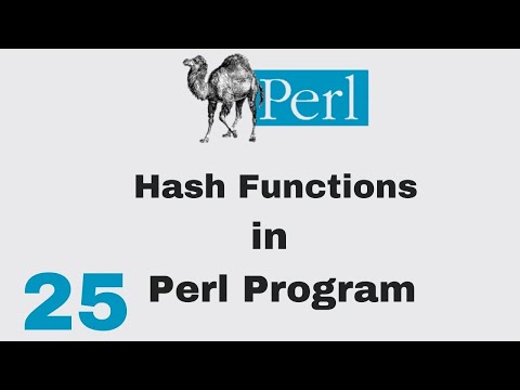 Perl Script Basic Tutorial 25 Hash Functions