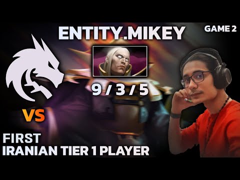 ✔️ENTITY.MIKEY 3 Solo Kills VS TSpirit.Larl on BetBoom XMAS SHOW 2023-Invoker GamePlay By KasraMikey