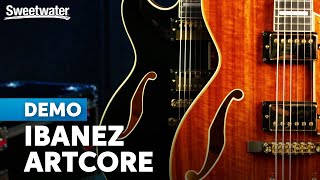 Video thumbnail for Ibanez Artcore Expressionist AS93BC & AG95K: A Sonic Showcase by Sweetwater