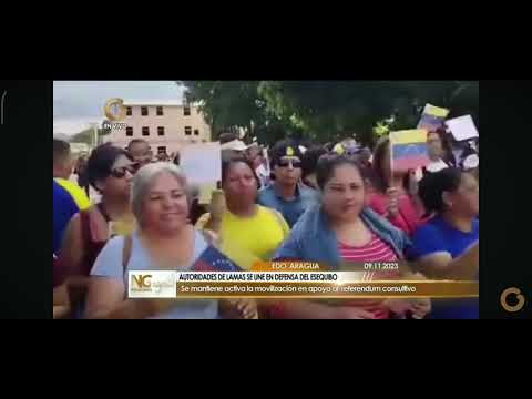 MUNICIPIO JOSÉ ÁNGEL LAMAS SE MOVILIZA EN DEFENSA DEL ESEQUIBO #ARAGUA 2023