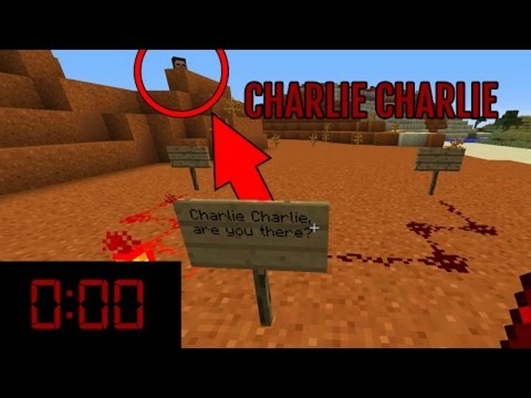 ExchantedPlayz - DO NOT DO THE CHARLIE Challenge In MINECRAFT!!! (Scary)