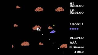 Time Pilot (MSX port) 2-loop session for 1 Player