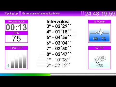 Entrenamiento Nº25 Cycling Up - Interválico Mixto Ciclo Indoor by David Aguado