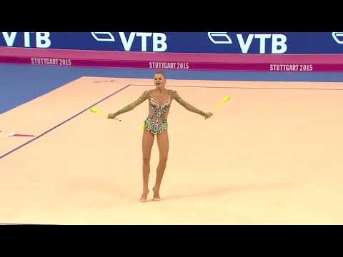 Alexandra Soldatova Clubs Music and Performance 2015 World Championships Clubs Final