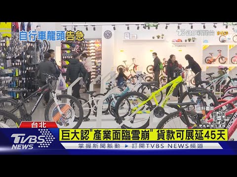 巨大認「產業面臨雪崩」 貨款可展延45天｜TVBS新聞@TVBSNEWS01