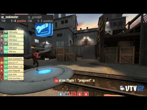 VanillaTV OpenMic - TCM vs punchline - ETF2L Season 12 Premiership Week 4 - Snakewater