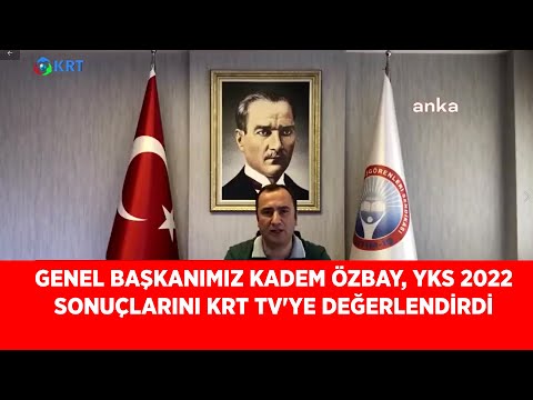 Genel Başkanımız Kadem Özbay, YKS 2022 sonuçlarını KRT Tv`ye değerlendirdi. | EĞİTİM İŞ