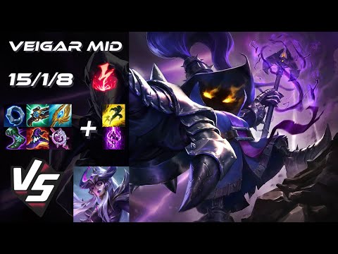 MID Veigar vs Syndra - NA Master Patch 14.19