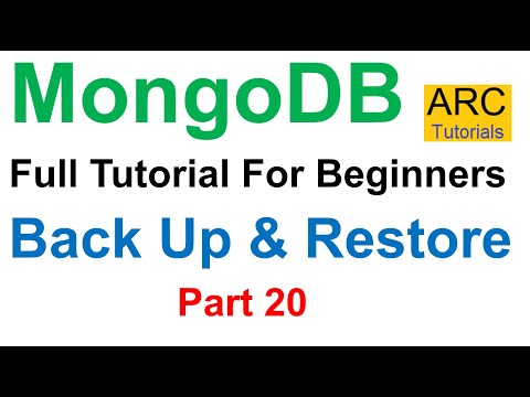 MongoDB Tutorial For Beginners 20 Back Up and Recover Data