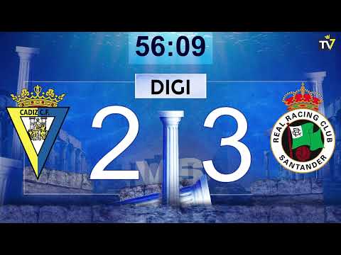 DIRECTO | Vive con nosotros el Cádiz CF - Real Racing Club de Santander