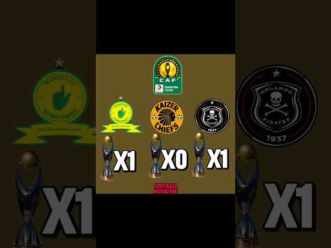 Comparing South Africa's Big 3 Trophy Cabinet🇿🇦😱.....#MamelodiSundowns #OrlandoPirates #KaizerChiefs