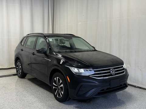 2024 Volkswagen Tiguan Trendline 4MOTION in Black for sale at Park Mazda in Sherwood Park, AB
