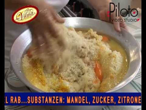 Rabska torta - Rapska torta - Rab torte - Rab cake