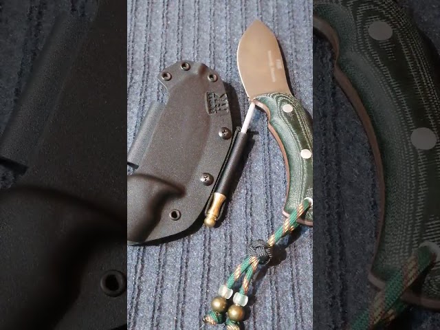 Vídeo relacionado con DRACHENADER CAVA Cuchillo de Cuello Tanto Fijo Pequeño Fulltang Mini Outdoor Con Funda de Plástico