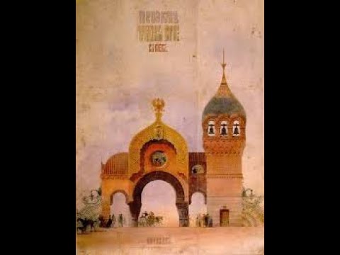 Mussorgsky - Ravel "Pictures at an Exhibition"  with Hartmann's pictures
