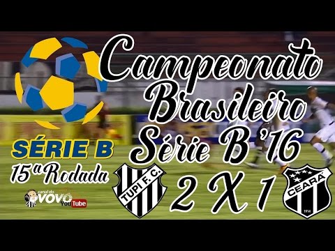 [Série B '16] 15ª Rodada | Tupi FC 2 X 1 Ceará SC | Wescley | Narração: Jota Rômulo