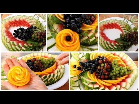 Super Fruit Platter Decoration Ideas - Easy Ideas Food Art