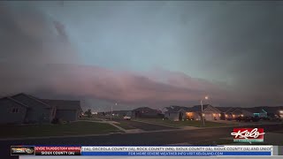 Storms moving across KELOLAND, causing damage