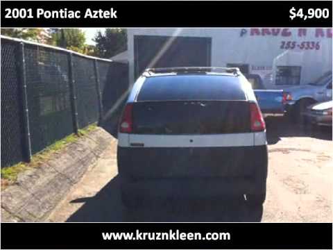 2001 Pontiac Aztek Used Cars Toledo OH