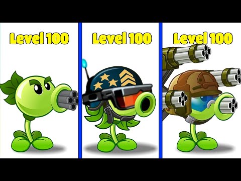 PvZ 2 Challenge - Team 5 Plant Level 100 Vs 100 Bikini Buckethead Zombie - Who will win?