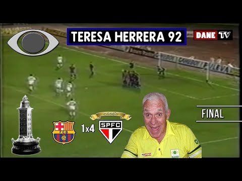 Teresa Herrera 1992 - Barcelona 1x4 São Paulo