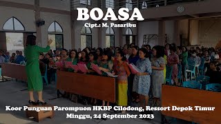 Download lagu BOASA - Koor Punguan Parompuon HKBP Cilodong mp3 Download lagu BOASA - Koor Punguan Parompuon HKBP Cilodong mp3