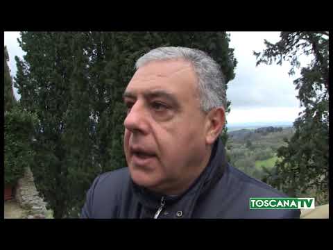 2018-04-04 SAN GIMIGNANO - CROLLA TRATTO MURA MEDIEVALI DI SAN GIMIGNANO