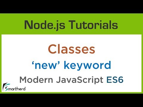 JavaScript Class and new keyword ES6 Modern JavaScript Object Oriented Programming 2 8