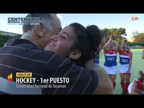 #FinalesJUR Final Hockey Femenino entrega de medallas