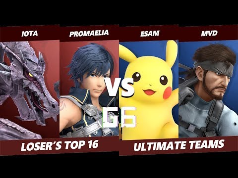 Glitch 6 SSBU - Iota & Promaelia VS ESAM & MVD - Smash Ultimate Teams Loser's Top 16