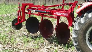 Reversible Disc Plough 3 Bottom (Hydraulic Type) - Dhir Field Tanda (Contact No - 00919417400847)