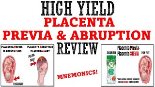 Placenta Previa & Placental Abruption Review | Mnemonics & Proven Ways To Memorize For Your Exam!