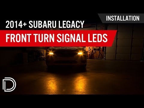 How to Install 2014+ Subaru Legacy DRL & Front Turn Signal LEDs by Diode Dynamics