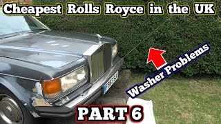 Can I FIX a ROLLS ROYCE - PART 6 - Headlight & Windscreen Washers Not Working